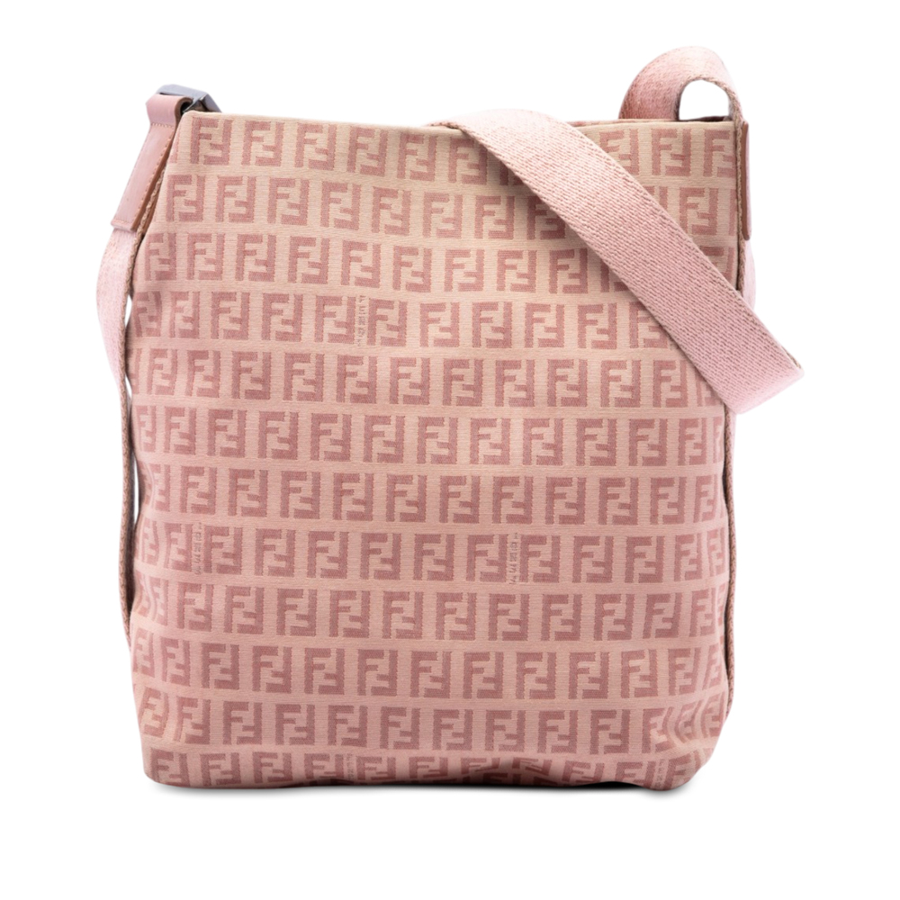 Pre-Loved Fendi Zucchino Canvas Crossbody